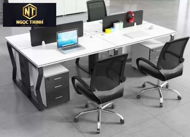 Tổng hợp các loại bàn cụm làm việc nhân viên văn phòng chất lượng tại Nội Thất Ngọc Thịnh